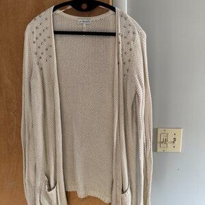 LA Hearts by Pacsun Studded Shoulder Knit Cardigan